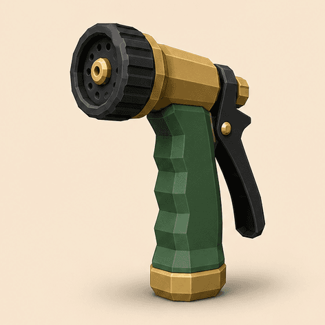 Hose Nozzle — oblique view