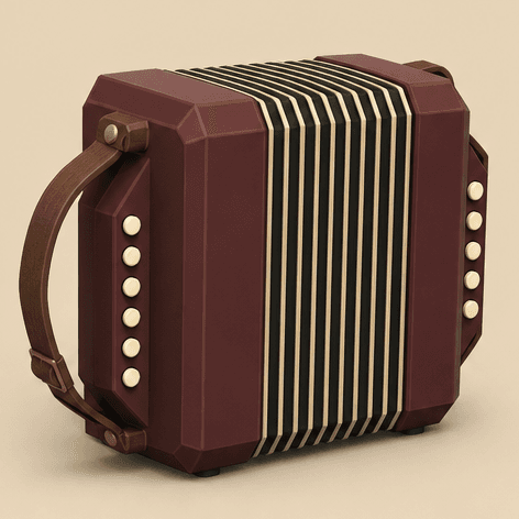 Accordion — oblique view