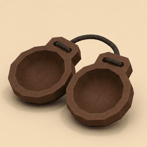 Castanets — oblique view