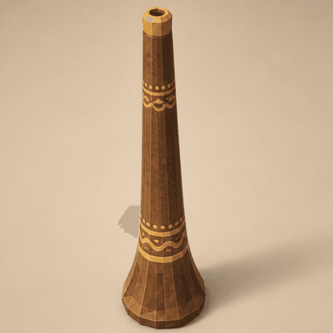Didgeridoo — oblique view