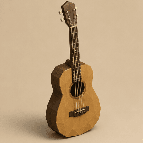 Camp Guitar — oblique view
