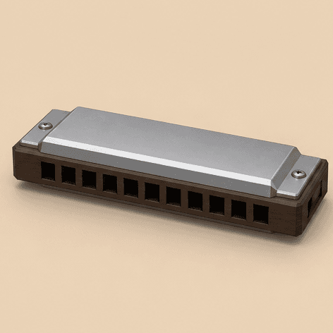 Harmonica — oblique view